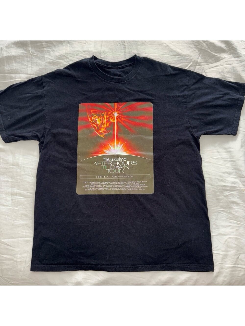 The Weeknd After Hours Til Dawn Tour T-Shirt XL